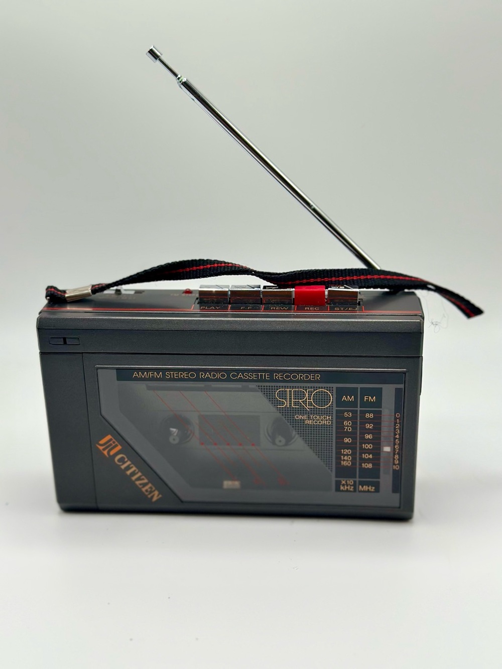 Vintage Citizen JIL JWS577G AM/FM Radio Stereo Cassette Player Tested Working